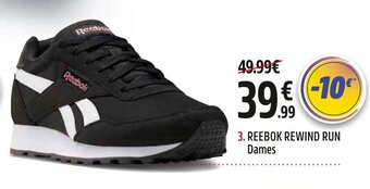 Intersport Reebok rewind run dames aanbieding