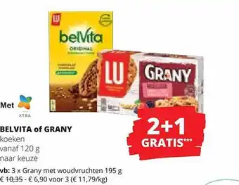 Belvita of grany koeken