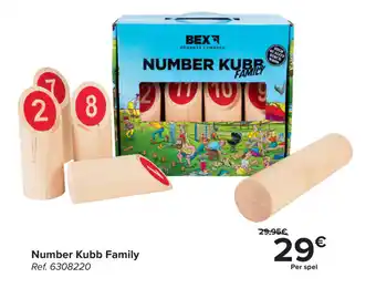 Carrefour Number Kubb Family aanbieding