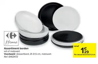 Carrefour Home Assortiment borden aanbieding