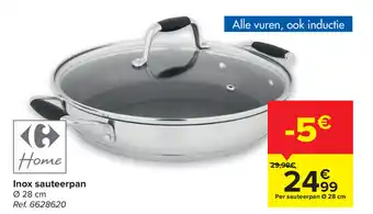 Carrefour Home Inox sauteerpan aanbieding
