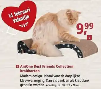 Anione best friends collection krabkarton ca. 60 x 28 x 20 cm