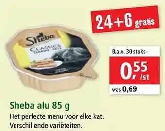 Maxi Zoo Sheba alu 85 g aanbieding