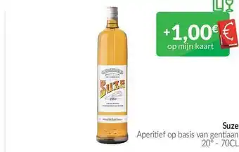 Intermarché Suze aperitief op basis van gentiaan aanbieding
