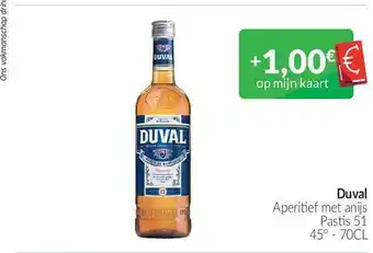 Duval aperitief met anijs