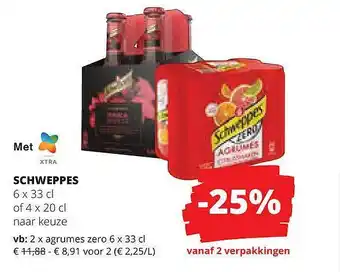Spar Schweppes aanbieding