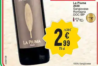 Cora La piuma 2020 sangioivese romagna doc mp aanbieding