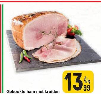 Cora Gekookte ham met kruiden aanbieding
