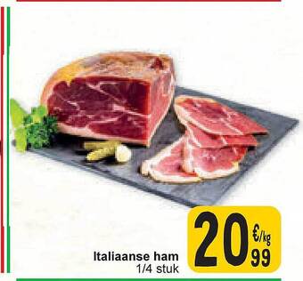 Cora Italiaanse ham aanbieding