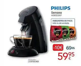 Eldi Philips senseo aanbieding