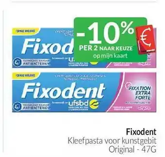 Intermarché Fixodent kleefpasta voor kunstgebit original aanbieding