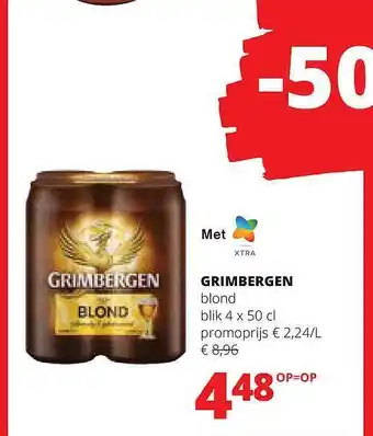Spar Grimbergen blond aanbieding