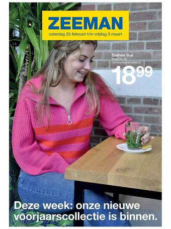 Zeeman Dames trui aanbieding