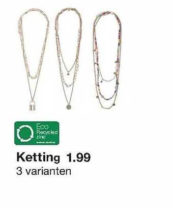 Zeeman Ketting aanbieding
