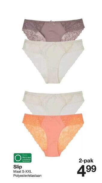 Zeeman Slip aanbieding