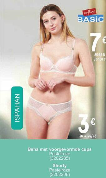 Cora Beha met voorgevormde cups aanbieding