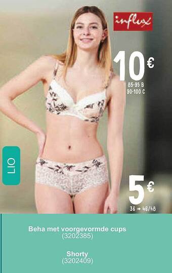 Cora Beha met voorgevormde cups aanbieding