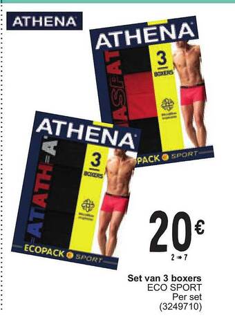 Cora Set van 3 boxers aanbieding