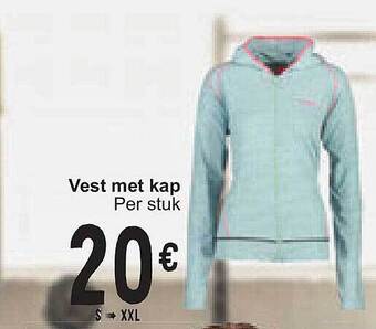 Cora Vest met kap aanbieding