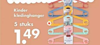 Wibra Kinder kledinghanger aanbieding