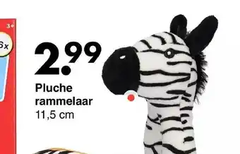 Wibra Pluche rammelaar aanbieding