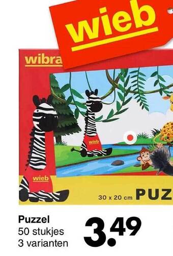 Wibra Puzzel aanbieding