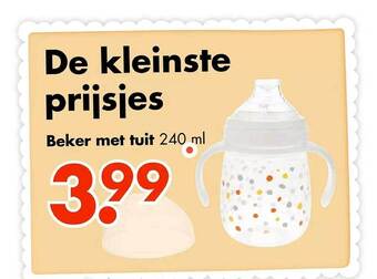 Wibra Beker met tuit aanbieding