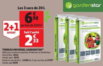 Terreau universel gardenstar
