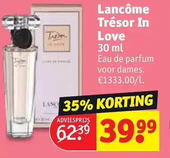 Kruidvat Lancome tresor in love 30ml aanbieding