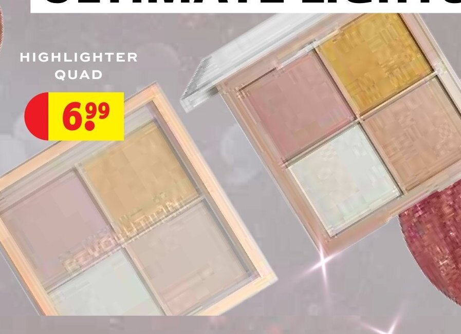 Highlighter quad promotie bij Kruidvat