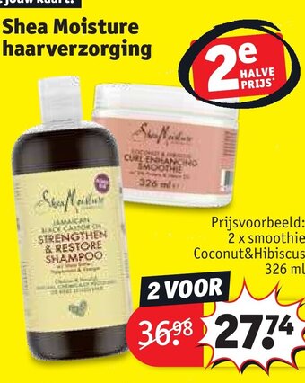 Kruidvat Shea Moisture haarverzorging aanbieding