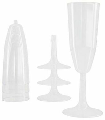 HEMA Champagneglazen Herbruikbaar 4 Stuks