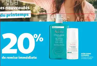 Auchan Avene Gamme Cleanance 400ml aanbieding