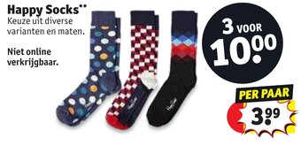 Kruidvat Happy socks aanbieding