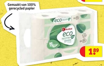 Kruidvat Gemaakt van 100% gerecycled papier aanbieding