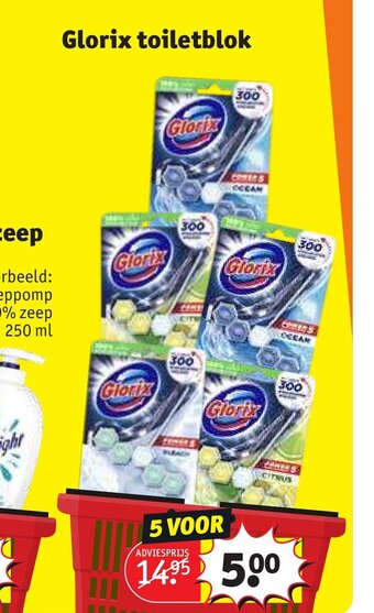 Kruidvat Glorix toiletblok aanbieding