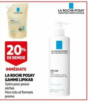 Auchan La Roche Posay Gamme Lipikar aanbieding