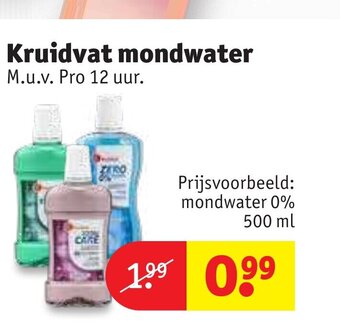 Kruidvat Mondwater aanbieding