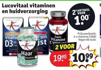 Kruidvat Lucovitaal vitaminen en huidverzorging aanbieding