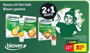 Kruidvat Keuze uit het hele Biover gamma aanbieding
