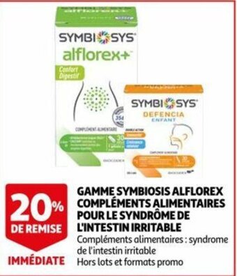 Gamme Symbiosis Alflorex Complements Alimentaires Pour Le Syndrome De L'Intestin Irritable