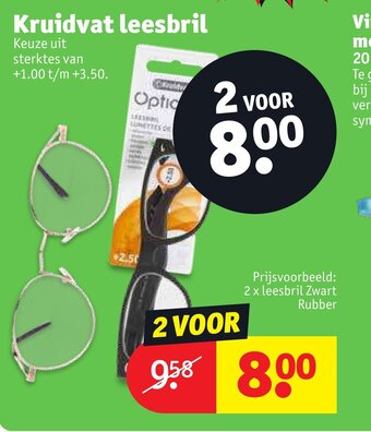 Kruidvat Leesbril aanbieding