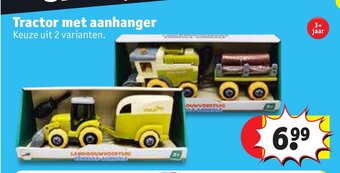 Tractor met aanhanger