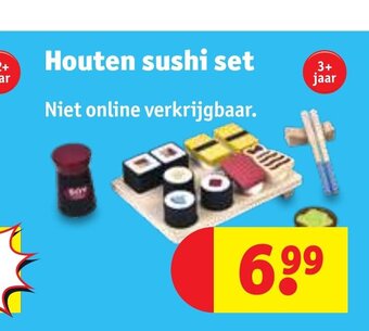 Houten sushi set