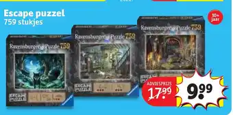 Kruidvat Escape puzzel 759 stukjes aanbieding