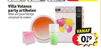 Kruidvat Villa Volance party artikelen aanbieding