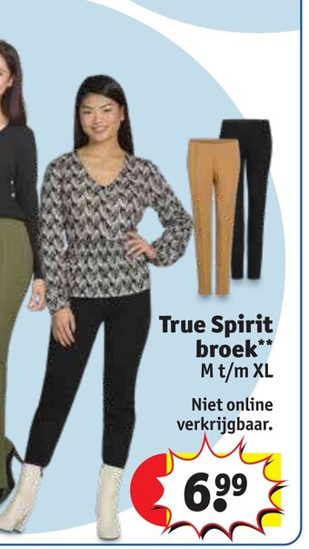 Kruidvat True Spirit broek** aanbieding