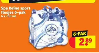 Kruidvat Spa Reine sport flesjes 6-pak 6x750 ml aanbieding