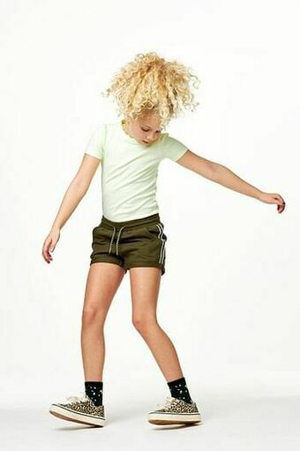 HEMA Kinder Sweatshort Legergroen (legergroen)