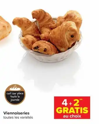 Carrefour Market Viennoiseries toutes les varietes aanbieding